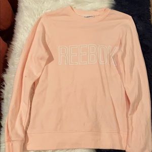 Pink Reebok sweat shirt